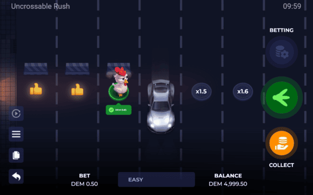 Car is close, high risk situation